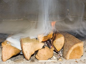 If you have a smoky fire, this could be a sign there is blockage in your chimney.