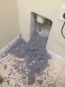 Lint from Clothes Dryer - San Diego CA Lint from Clothes Dryer - San Diego CA - Weststar Chimney Sweeps